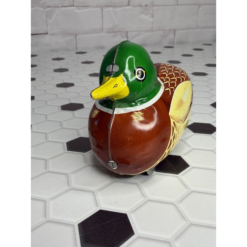 Vintage 1950's Mallard Duck Wind-Up Toy - Picture 7 of 7
